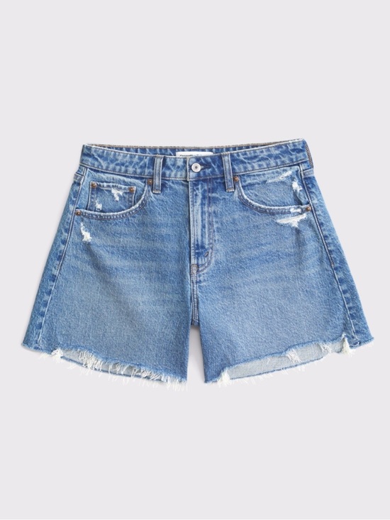 Abercrombie & Fitch Pants - Curve love high rise dad shorts Abercrombie 27